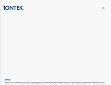 Tablet Screenshot of iontek.com.tr